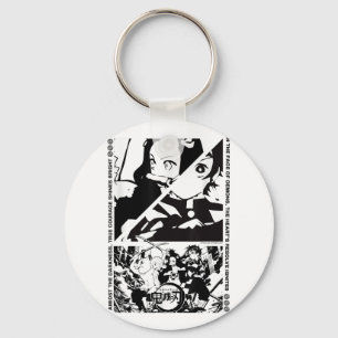Anime Demon Slayer Characters Dynamic Scene _1 Keychain