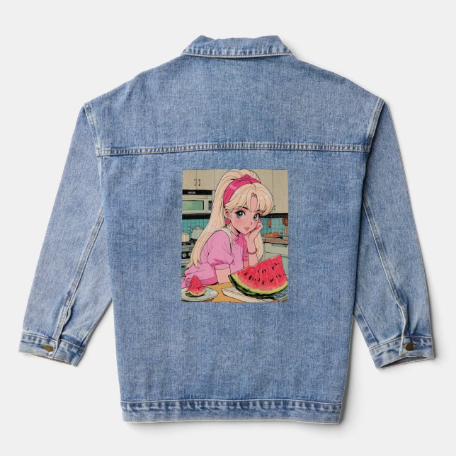 Anime Denim Jacket (Back)