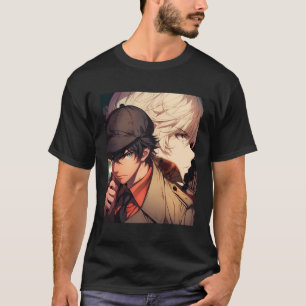 Anime Detective Private Investigator Sleuth Crime  T-Shirt