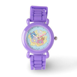 Anime Doughnut Delights with Tom, Jerry, and Tuffy Watch