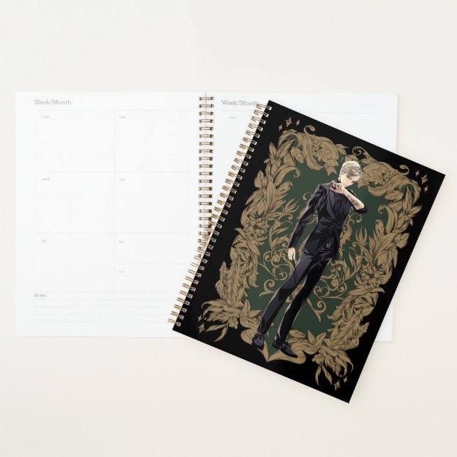 Anime Draco Malfoy Ornate Frame Planner (Display)