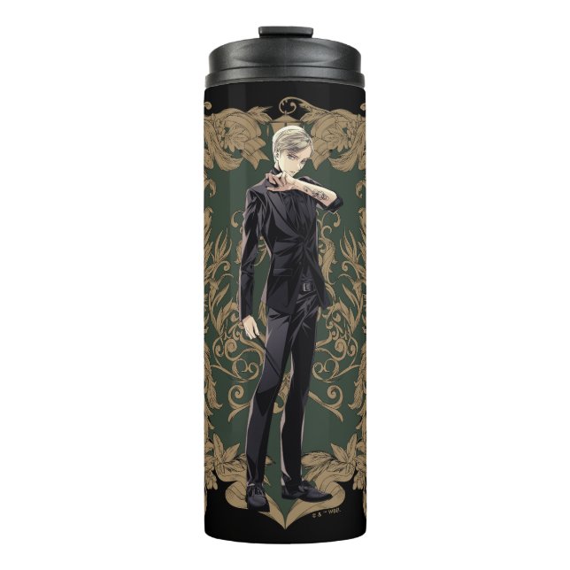 Anime Draco Malfoy Ornate Frame Thermal Tumbler (Front)