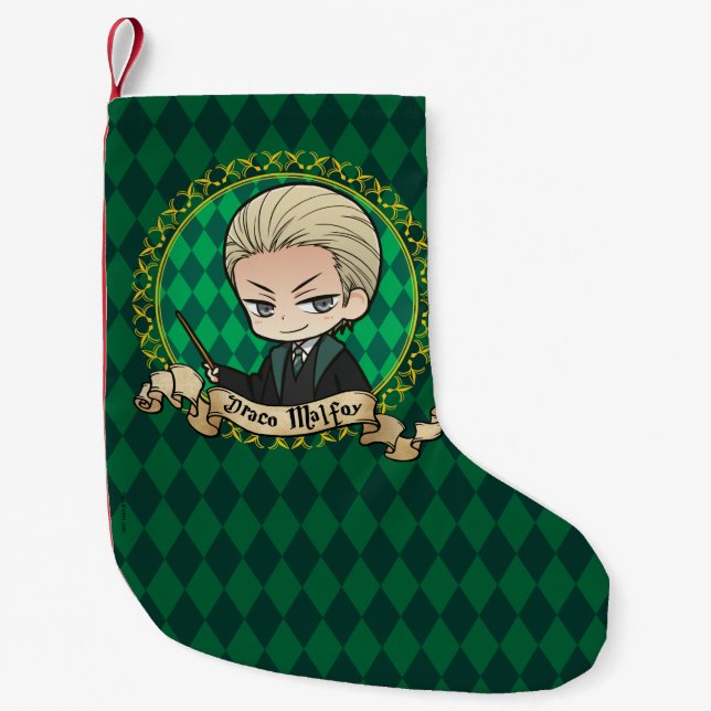Anime Draco Malfoy Small Christmas Stocking (Front)