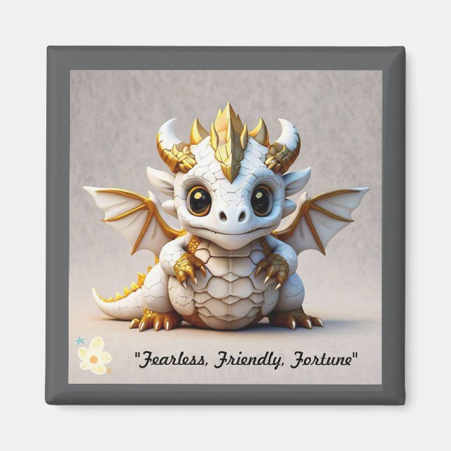 "Anime Dragon Logo" Magnet (Front)