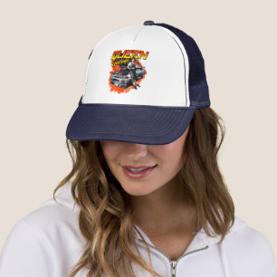 Anime Drift Mechanic Car – Garage Queen Art Trucker Hat