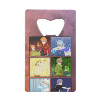 Anime Elements Card Bottle Opener Credit Card Bottle Opener