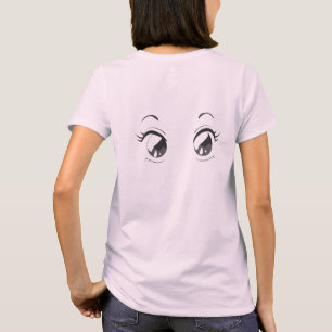 Anime eyes t-shirt with a touch of innocence