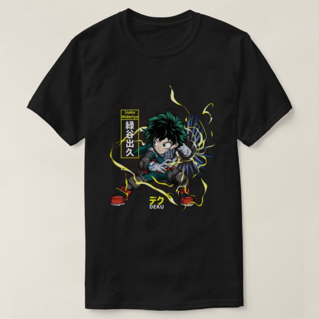 Anime fan art deku T-Shirt (Design devant)