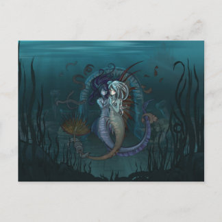 Anime Fantasy Mermaids Postcard