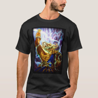 Anime Fantasy Zeus Warrior Graphic Tee