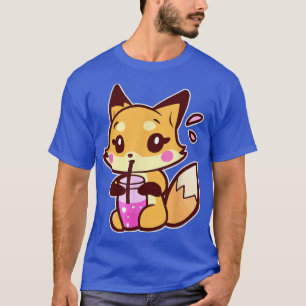 Anime Fo Drinking Bubble Tea Kawaii 41 T-Shirt