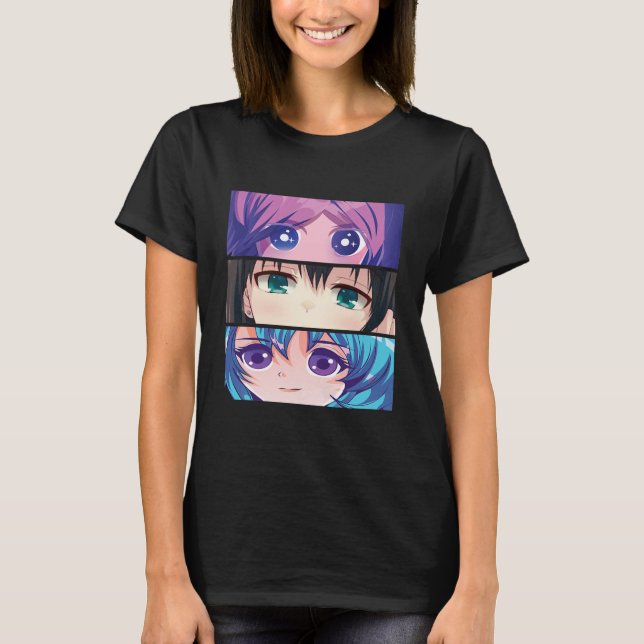 Anime Forn Girls Cute Anime Cosplay T-Shirt (Front)
