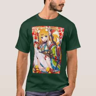 Anime Fox Girl Kawaii Waifu Aesthetic Japanese Ota T-Shirt