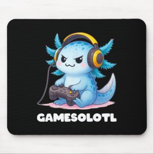 Anime Gamesolotl Axolotl Boys 10-12 Kid Gamer Gami Mouse Pad