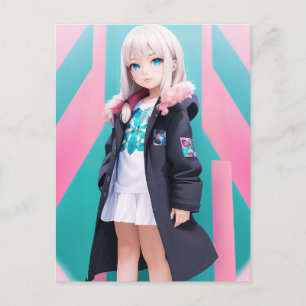 Anime Girl 039 Postcard