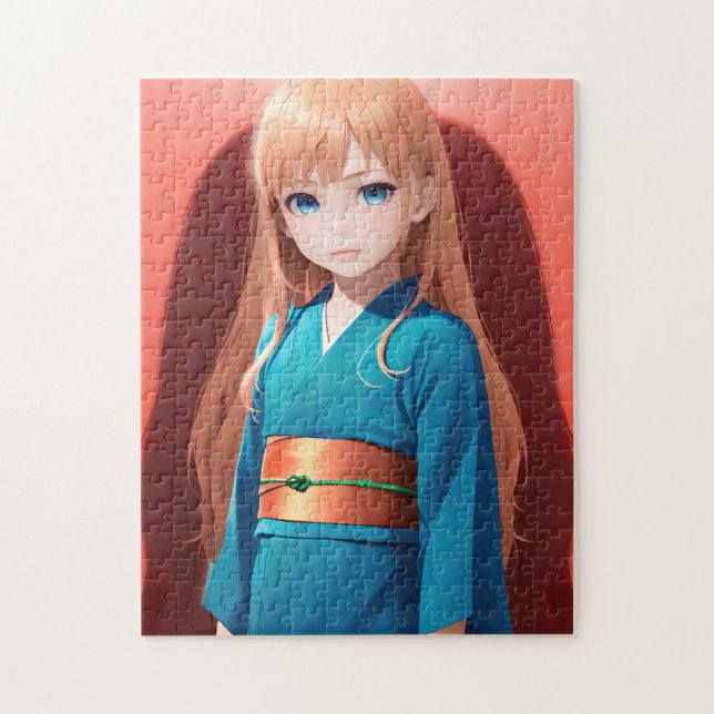 Anime Girl 040 Jigsaw Puzzle (Vertical)