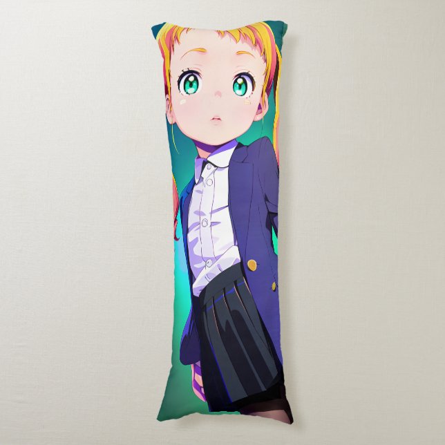 Anime Girl 044 Body Pillow (Front Vertical)