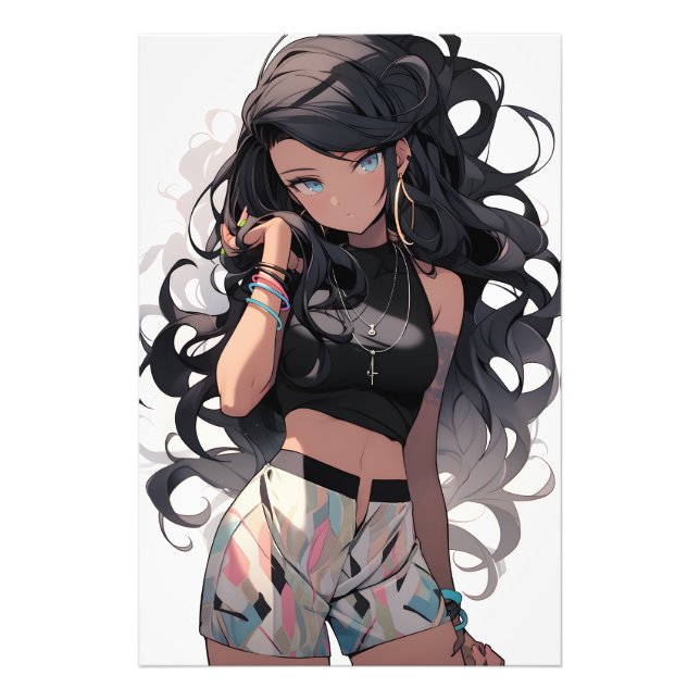 Anime girl #3 photo print (Front)