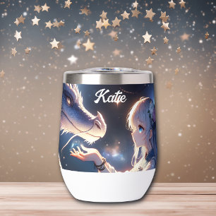 Anime Girl and her Dragon Personalized