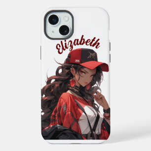 Anime girl boss  iPhone 15 plus case