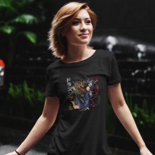 Anime Girl Dragon Illustration T-Shirt
