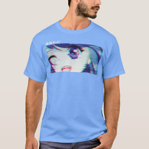 Anime Girl Eyes - Japan Culture Art - Japanese Aes T-Shirt