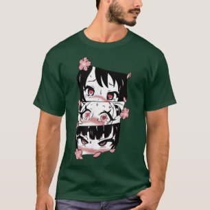 Anime Girl Eyes Waifu Anime Manga T-Shirt