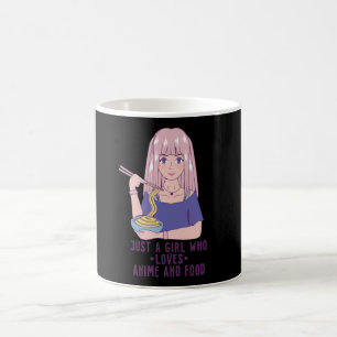 Anime Girl   for Anime & Food Lover Coffee Mug