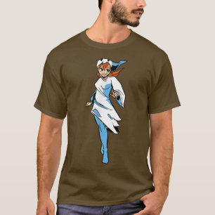 Anime Girl Ghost Lazy Halloween Costume Cute Japan T-Shirt