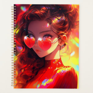 Anime Girl Hearts Planner