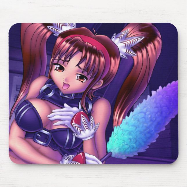 Anime Girl - Honey Mouse Pad (Front)