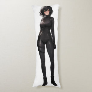 Anime Girl in Bodysuit Body Pillow