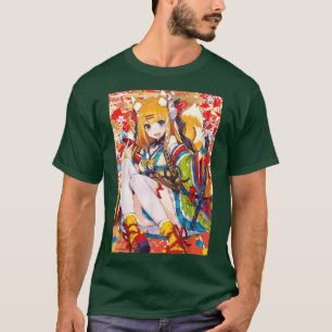 Anime Girl Kawaii Waifu Aesthetic Japanese Manga O T-Shirt
