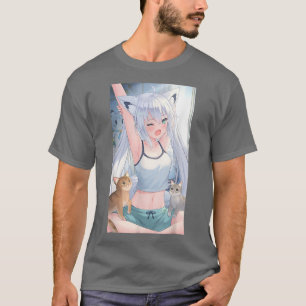 Anime Girl Kawaii Waifu Aesthetic Japanese Otaku 9 T-Shirt