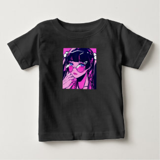 Anime Girl Kawaii Waifu Pink Aesthetic Japanese Ot Baby T-Shirt