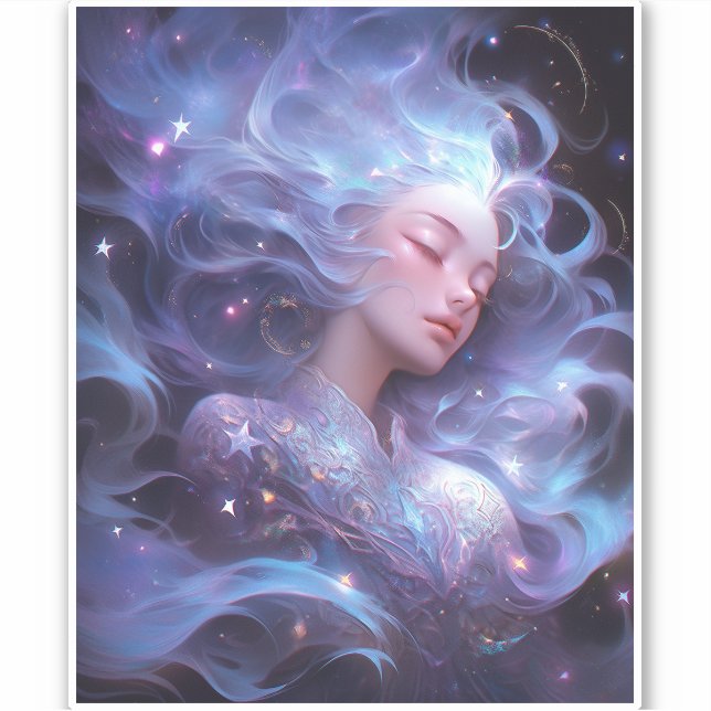 Anime Girl Made Of Stars (Front)