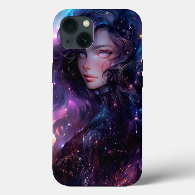 Anime Girl Made Of Stars Case-Mate iPhone Case (Back)