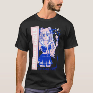 Anime Girl Magical Powers  T-Shirt