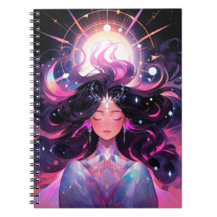 Anime Girl Magical Princess Notebook