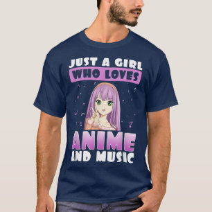 Anime Girl Music Kawaii Otaku Anime T-Shirt