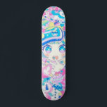 Anime Girl Remix Skate Deck<br><div class="desc">Anime Girl Remix Skate Deck by Urban Ninja Pro Decks.</div>