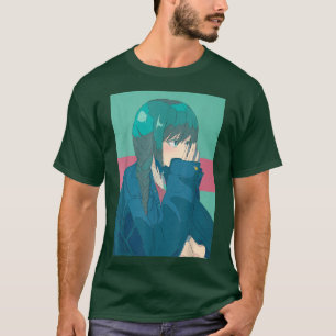 Anime Girl Retro 80s 90s Aesthetic Lofi Japanese W T-Shirt