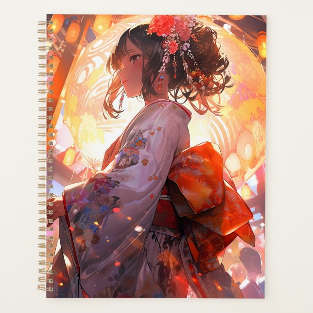 Anime Girl Stars Planner (Front)