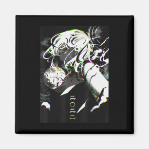 Anime Girl Waifu Aesthetic Japanese Otaku  Magnet