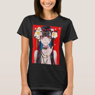 Anime Girl Waifu Japanese Aesthetic Kawaii Otaku  T-Shirt