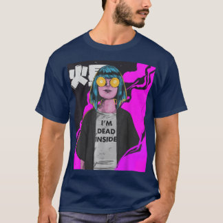 Anime Girl Waifu Vaporwave Esthetic Japanese Otak T-Shirt