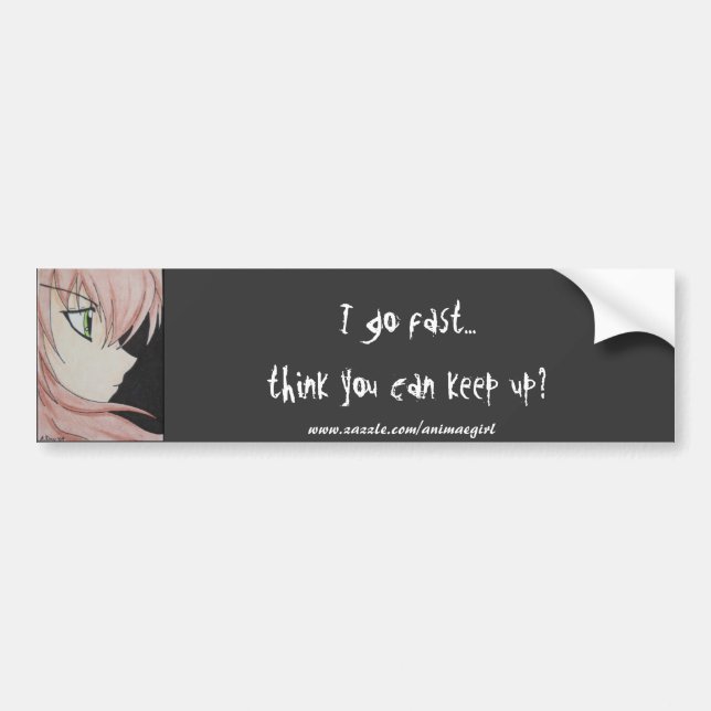 Anime Girls Bumper Sticker (Front)