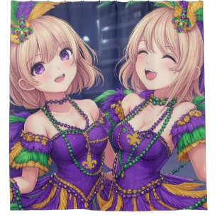 Anime Girls Mardi Gras