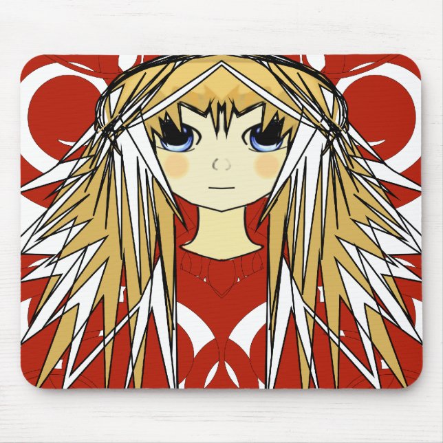 Anime Girls Mouse Pad (Front)