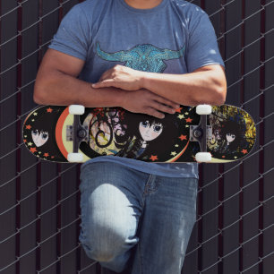 Anime Girls - Skateboard